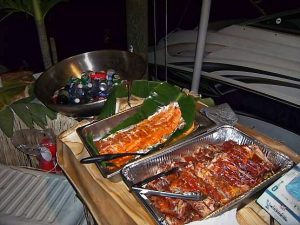 Ribs, Salmon and soda's